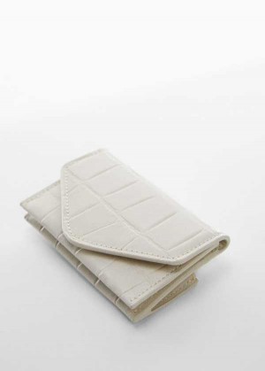 Mango Croc-effect Cardholder | MNG-23057