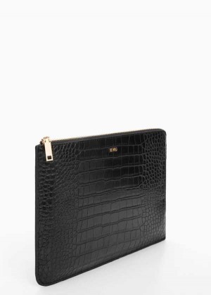 Mango Croc-effect Cosmetic Bag | MNG-23103