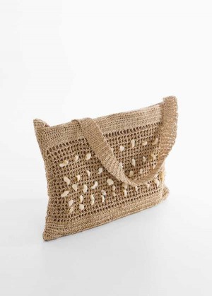 Mango Crochet Bag With Shell Detail | MNG-23247