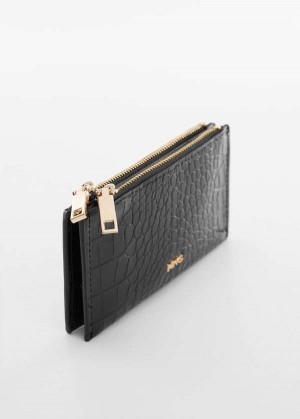 Mango Crocodile Cardholder With Logo | MNG-23112