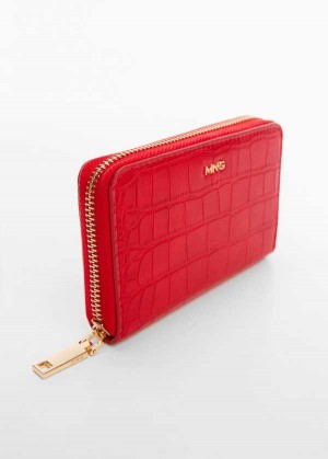 Mango Crocodile Purse With Logo | MNG-23123