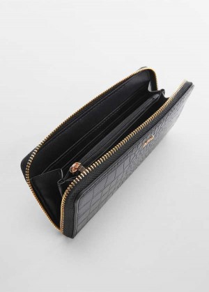 Mango Crocodile Wallet With Logo | MNG-23032