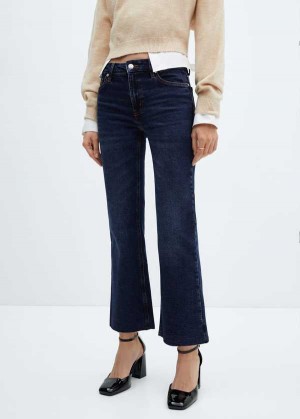 Mango Crop Flared Jeans | MNG-23937