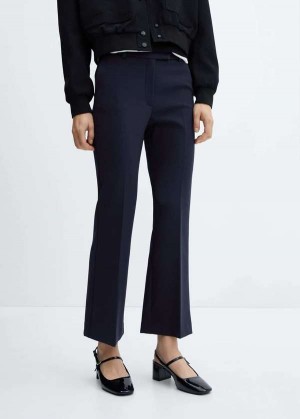 Mango Cropped Flared Pants | MNG-24383