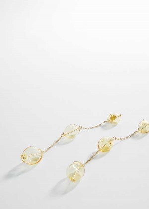 Mango Crystal Thread Earrings | MNG-22804