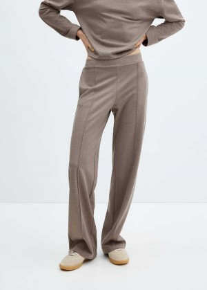 Mango Decorative Seams Trousers | MNG-24548