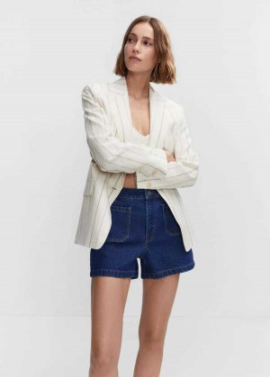 Mango Denim Shorts With Pockets | MNG-23886