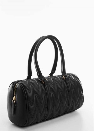 Mango Double-handle Prošívaný Bag | MNG-23323