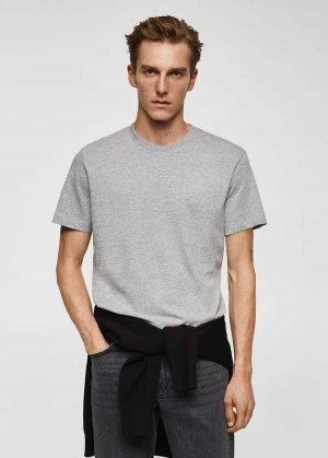 Mango Essential Bavlněné-blend T-shirt | MNG-21718