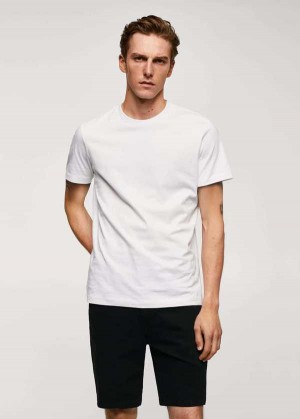 Mango Essential Bavlněné-blend T-shirt | MNG-21551