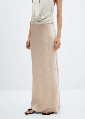 Mango Extra-long Satin Skirt | MNG-24025