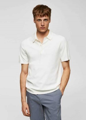 Mango Fine-knit Polo Shirt | MNG-21514