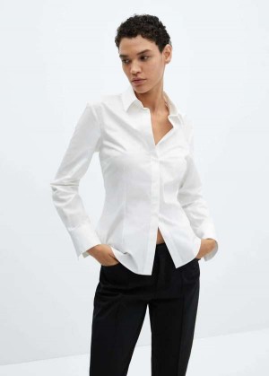 Mango Fitted Bavlněné Shirt | MNG-25318