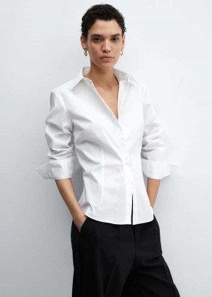 Mango Fitted Bavlněné Shirt | MNG-25360