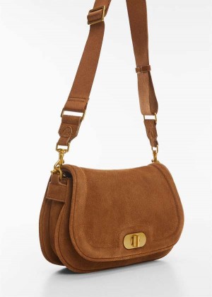 Mango Flap Læder Bag | MNG-23267