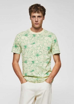 Mango Floral Print T-shirt | MNG-21746