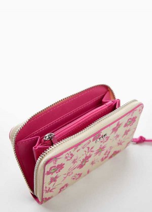 Mango Floral Saffiano-effect Wallet | MNG-23027