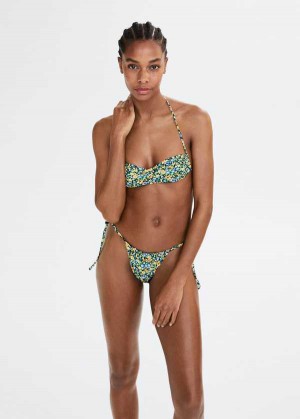 Mango Floral-strap Bikiny Top | MNG-23753