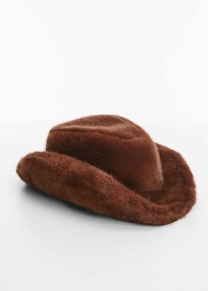 Mango Fur-effect Cowboy Hat | MNG-22664