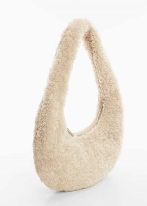 Mango Fur-effect Shoulder Bag | MNG-23171