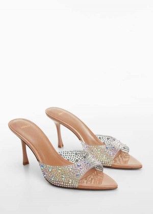 Mango Glitter High-heeled Sandals | MNG-23559