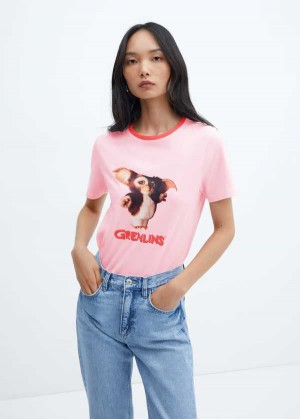 Mango Gremlins Bavlněné T-shirt | MNG-25015