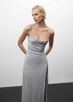 Mango Halter-neck Šaty With Ruffle Details | MNG-25925