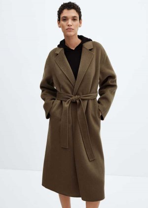 Mango Handmade Oversized Vlna Coat | MNG-26481