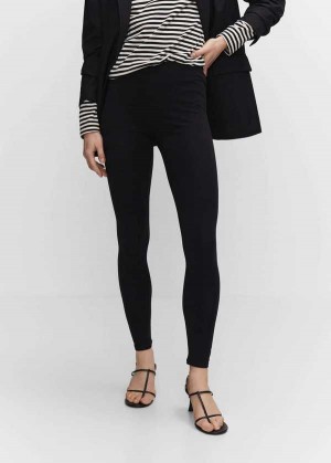 Mango High Pasem Bavlněné Leggings | MNG-24436