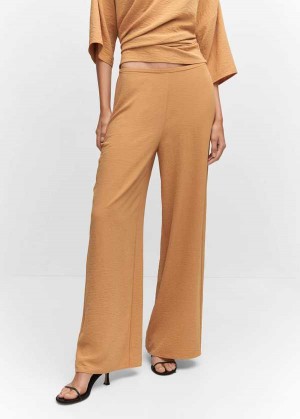 Mango High-rise Wideleg Trousers | MNG-24471