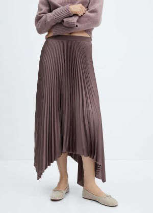 Mango Irregular Plisovaný Skirt | MNG-24049