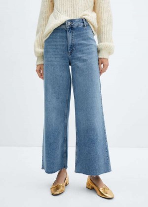 Mango Jeans Culotte High Pasem | MNG-23926