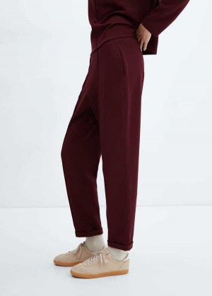 Mango Jogger Pants With Seam Detail | MNG-24552