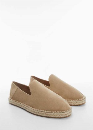 Mango Jute Semišové Espadrilles | MNG-21292