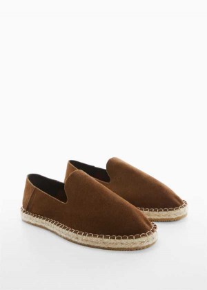 Mango Jute Semišové Espadrilles | MNG-21293