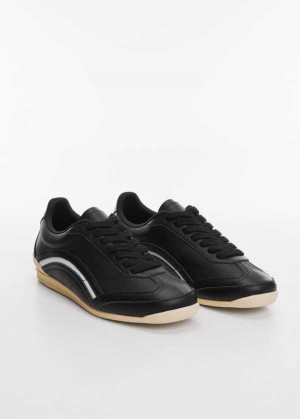 Mango Krajkové-up Læder Sneakers | MNG-23644