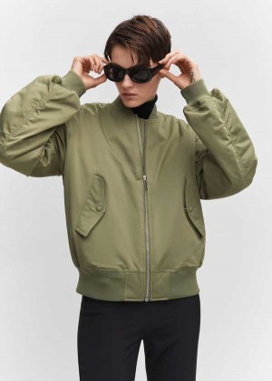 Mango Krátké Prošívaný Anorak | MNG-26425