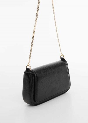 Mango Lakovaná Læder Effect Chain Bag | MNG-23335