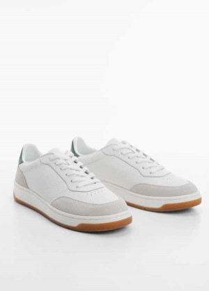 Mango Læder Mixed Sneakers | MNG-21257