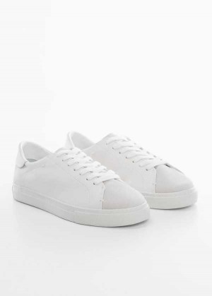 Mango Læder Panel Sneakers | MNG-23505