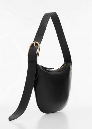 Mango Læder Shoulder Bag | MNG-23309