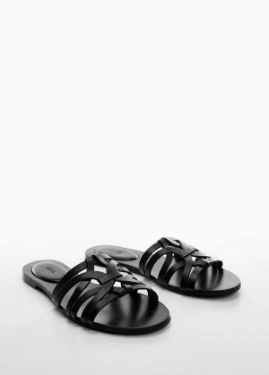 Mango Læder Straps Sandals | MNG-23549