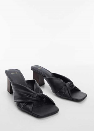 Mango Læder Wrap Sandals | MNG-23541