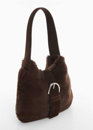 Mango Læder-effect Bag With Přezkou | MNG-23358