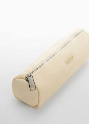 Mango Logo Zipped Pencil Case | MNG-23041