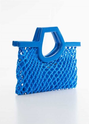 Mango Mesh Bag With Irregular Handle | MNG-23248