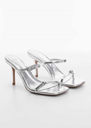 Mango Metallic Straps Sandals | MNG-23472