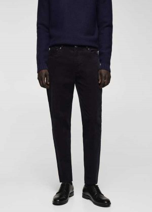 Mango Micro-corduroy Slim-fit Pants | MNG-22525