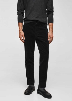 Mango Micro-corduroy Slim-fit Pants | MNG-22283