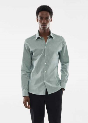 Mango Micro-stretch Fabric Shirt | MNG-22021